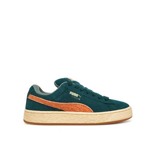 Sneakersy Puma Suede XL 402246 02 Zielony ze sklepu eobuwie.pl w kategorii Buty sportowe męskie - zdjęcie 182104136