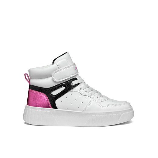 Sneakersy Geox J Mikiroshi Girl J46DVB 0BCKC C1Z8D M Biały ze sklepu eobuwie.pl w kategorii Buty sportowe dziecięce - zdjęcie 182104179