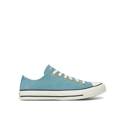 Trampki Converse Chuck Taylor All Star Leather A13817C Niebieski ze sklepu eobuwie.pl w kategorii Trampki damskie - zdjęcie 182104288