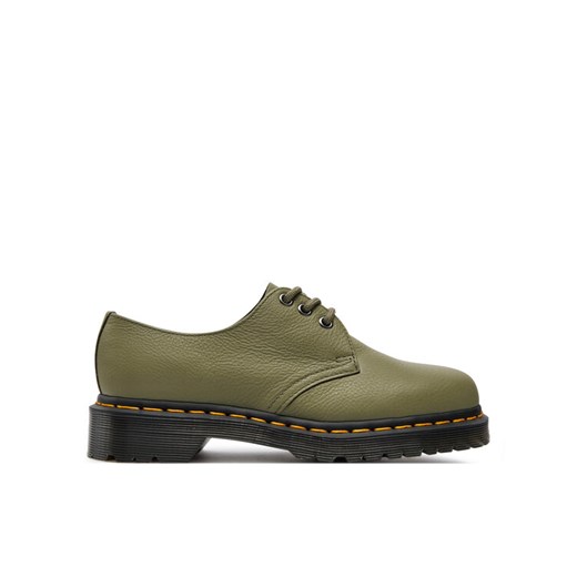 Glany Dr. Martens 1461 Virginia 31696357 Khaki ze sklepu eobuwie.pl w kategorii Półbuty damskie - zdjęcie 182104296