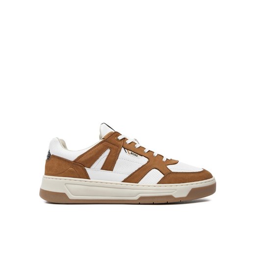 Sneakersy Boss Baltimore Tenn Nupf 50517302 Brązowy ze sklepu eobuwie.pl w kategorii Buty sportowe męskie - zdjęcie 182104335