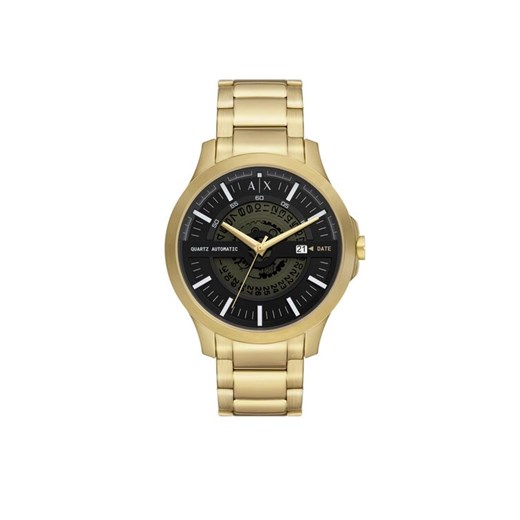 Zegarek Armani Exchange Hampton AX2443 Złoty ze sklepu eobuwie.pl w kategorii Zegarki - zdjęcie 182104599