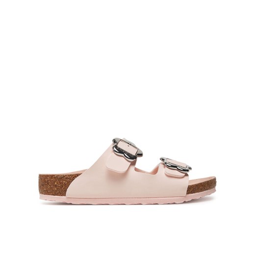 Klapki Birkenstock Arizona Flower Buckle Kids 1029490 S Różowy ze sklepu eobuwie.pl w kategorii Klapki dziecięce - zdjęcie 182104647