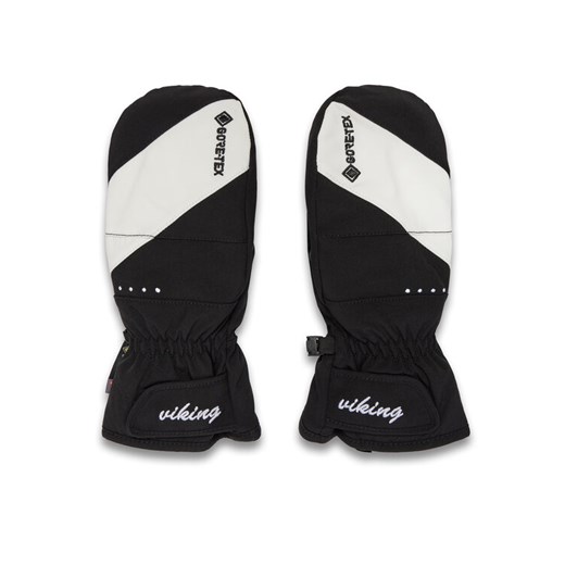 Rękawice narciarskie Viking Sherpa GTX Mitten Ski 150/22/0077/01 Czarny ze sklepu eobuwie.pl w kategorii Rękawiczki damskie - zdjęcie 182104716