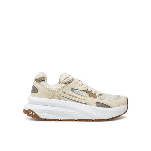 Sneakersy EA7 Emporio Armani X8X178 XK382 U308 Beżowy ze sklepu eobuwie.pl w kategorii Buty sportowe męskie - zdjęcie 182104726