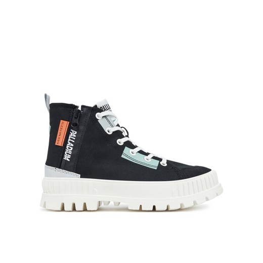 Sneakersy Palladium Pallashock Backzip 2 94469-008-M Czarny ze sklepu eobuwie.pl w kategorii Buty sportowe damskie - zdjęcie 182104736
