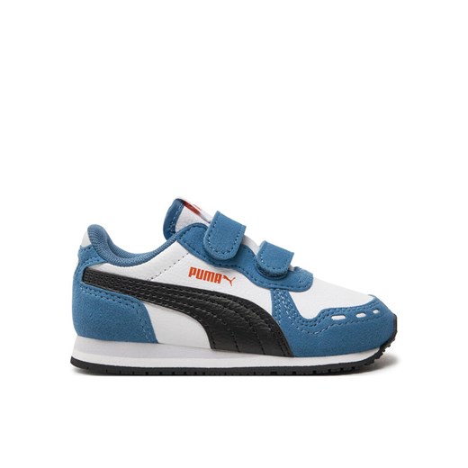 Sneakersy Puma Cabana Racer Sl 20 V Inf 383731 Biały ze sklepu eobuwie.pl w kategorii Buty sportowe dziecięce - zdjęcie 182104797