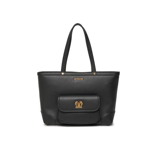 Torebka LOVE MOSCHINO JC4131PP1ILM0000 Czarny ze sklepu eobuwie.pl w kategorii Torby Shopper bag - zdjęcie 182104826
