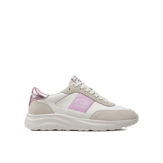 Sneakersy KARL LAGERFELD KL63624 Biały ze sklepu eobuwie.pl w kategorii Buty sportowe damskie - zdjęcie 182104838