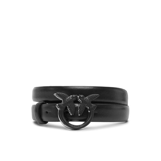 Pasek Damski PINKO Love Berry H2 Belt 20251 PLT1 100143 Y5B4 Czarny ze sklepu eobuwie.pl w kategorii Paski damskie - zdjęcie 182104887