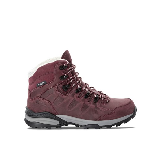 Trekkingi Jack Wolfskin Refugio Prime Texapore Mid W 4059701 Bordowy ze sklepu eobuwie.pl w kategorii Buty trekkingowe damskie - zdjęcie 182104897