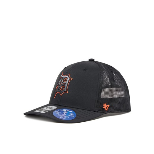 Czapka z daszkiem 47 Brand MLB Detroit Tigers Volcanic ’47 TRUCKER B-VOLCT09BBP Czarny ze sklepu eobuwie.pl w kategorii Czapki z daszkiem męskie - zdjęcie 182104928