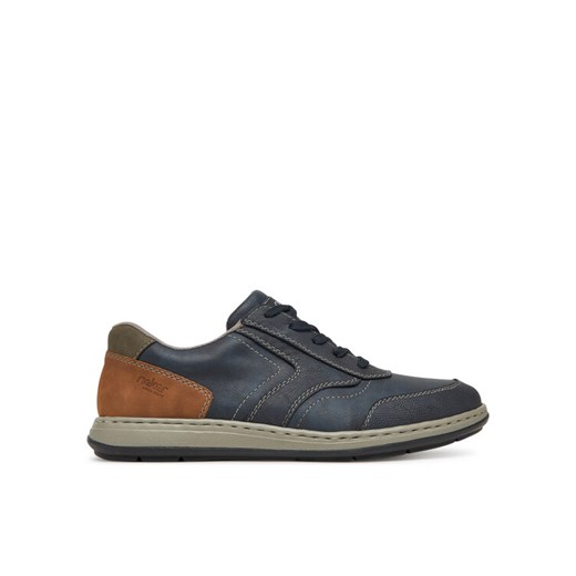 Sneakersy Rieker 17304-14 Granatowy ze sklepu eobuwie.pl w kategorii Buty sportowe męskie - zdjęcie 182105065