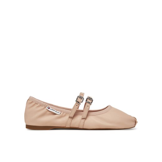 Baleriny Tommy Jeans Ballerina EN0EN02720 Różowy ze sklepu eobuwie.pl w kategorii Balerinki - zdjęcie 182105085