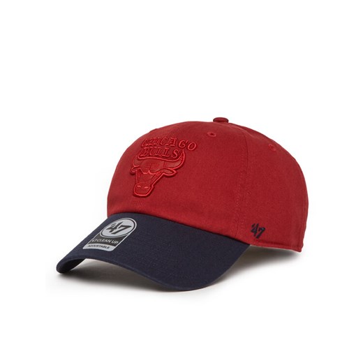 Czapka z daszkiem 47 Brand NBA Chicago Bulls '47 x Tommy Hilfiger Courtside '47 Clean Up THCCU173GWL Czerwony ze sklepu eobuwie.pl w kategorii Czapki z daszkiem męskie - zdjęcie 182105229