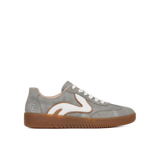 Sneakersy Rieker M5512-45 Szary ze sklepu eobuwie.pl w kategorii Buty sportowe damskie - zdjęcie 182105258