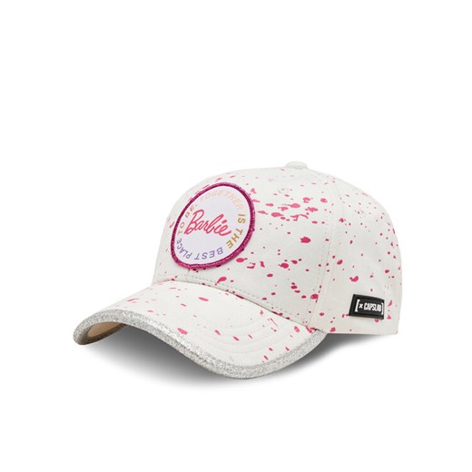Czapka z daszkiem Capslab Barbie Cap CL/BA1/2/CB/BAR2 Biały ze sklepu eobuwie.pl w kategorii Czapki z daszkiem damskie - zdjęcie 182105339