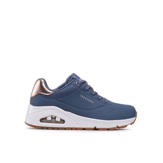 Sneakersy Skechers Shimmer Away 155196/NVY Granatowy ze sklepu eobuwie.pl w kategorii Buty sportowe damskie - zdjęcie 182105345