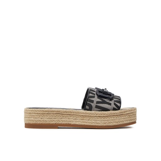 Espadryle DKNY K1483276 Czarny ze sklepu eobuwie.pl w kategorii Klapki damskie - zdjęcie 182105349