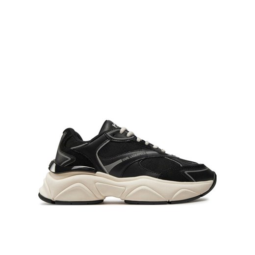 Sneakersy KARL LAGERFELD KL65624 Czarny ze sklepu eobuwie.pl w kategorii Buty sportowe damskie - zdjęcie 182105365