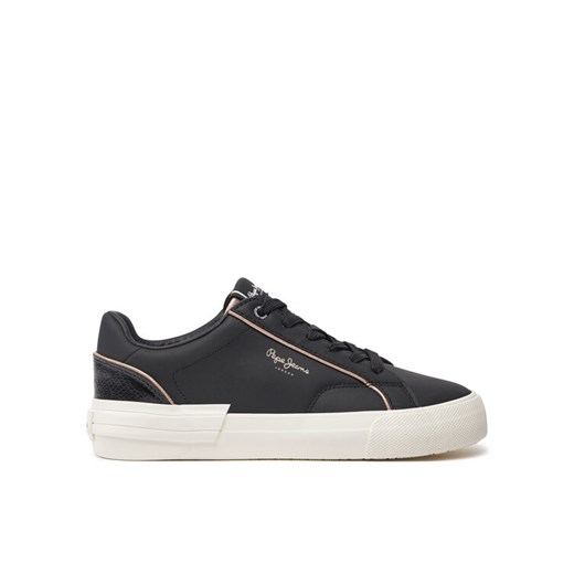 Sneakersy Pepe Jeans PLS31580 Czarny ze sklepu eobuwie.pl w kategorii Buty sportowe damskie - zdjęcie 182105477
