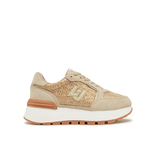 Sneakersy Liu Jo Amazing 25 BA5049 PX608 Beżowy ze sklepu eobuwie.pl w kategorii Buty sportowe damskie - zdjęcie 182105539