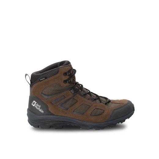Trekkingi Jack Wolfskin Vojo 3 Texapore Mid M 4042462 Brązowy ze sklepu eobuwie.pl w kategorii Buty trekkingowe męskie - zdjęcie 182105555