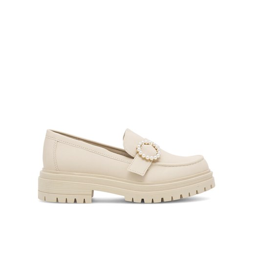 Loafersy DeeZee Felizia WS5195-34 Beżowy ze sklepu eobuwie.pl w kategorii Mokasyny damskie - zdjęcie 182105565