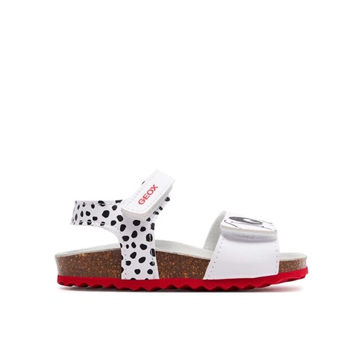 Sandały Geox B Sandal Chalki Girl B452RB 0003W C0404 M Biały ze sklepu eobuwie.pl w kategorii Sandały dziecięce - zdjęcie 182105669