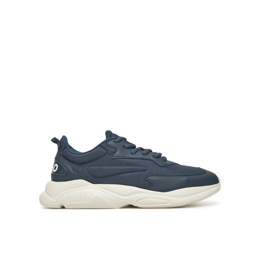Sneakersy HUGO Leon 50536960 Granatowy ze sklepu eobuwie.pl w kategorii Buty sportowe męskie - zdjęcie 182105687