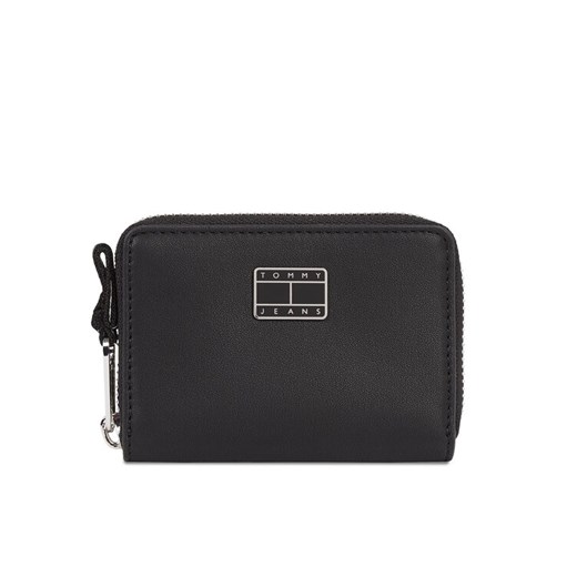 Mały Portfel Damski Tommy Jeans Tjw City-Wide Small Za AW0AW15940 Czarny ze sklepu eobuwie.pl w kategorii Portfele damskie - zdjęcie 182105758