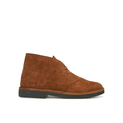Trzewiki Clarks Desert Bt Evo 26181145 Brązowy ze sklepu eobuwie.pl w kategorii Buty zimowe męskie - zdjęcie 182105818