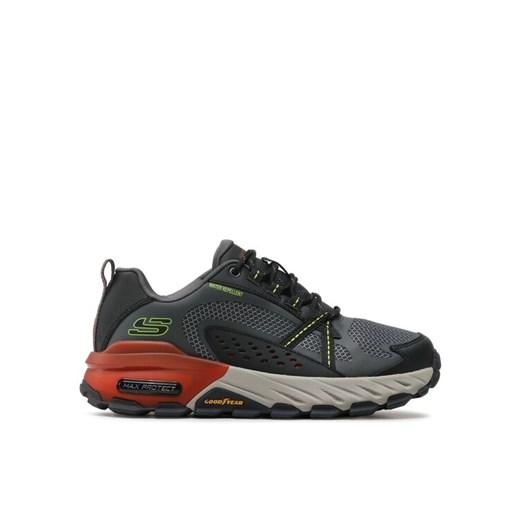 Półbuty Skechers Max Protect 237303/CCMT Szary ze sklepu eobuwie.pl w kategorii Buty trekkingowe męskie - zdjęcie 182105846