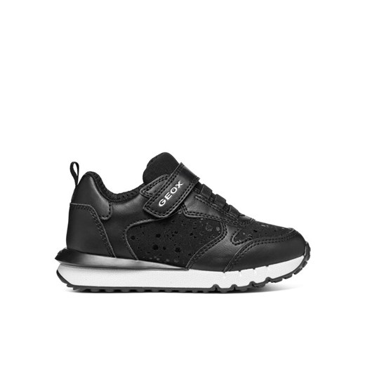 Sneakersy Geox J Fastics Girl J46GZB 0BCBL C9999 S Czarny ze sklepu eobuwie.pl w kategorii Buty sportowe dziecięce - zdjęcie 182106036