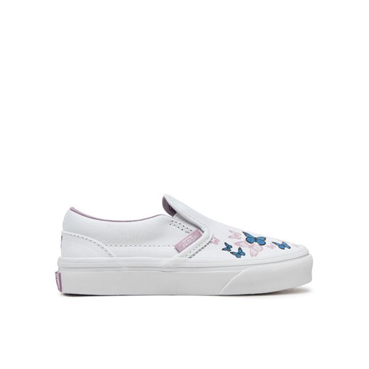 Tenisówki Vans Classic Slip-On VN000CYGAHP1 Biały ze sklepu eobuwie.pl w kategorii Trampki dziecięce - zdjęcie 182106046
