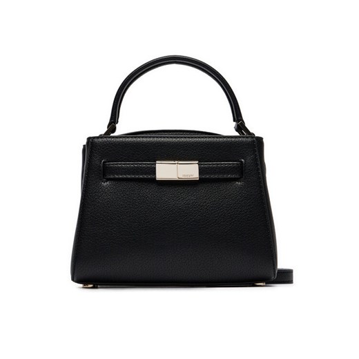 Torebka DKNY Paxton Sm Satchel R41DAC76 Czarny ze sklepu eobuwie.pl w kategorii Kuferki - zdjęcie 182106106