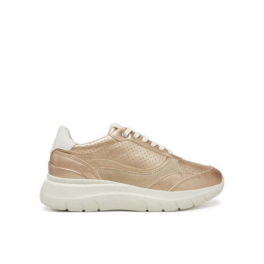 Sneakersy Geox Plummery D55YNB 0AJ22 C2LH6 Beżowy ze sklepu eobuwie.pl w kategorii Buty sportowe damskie - zdjęcie 182106269