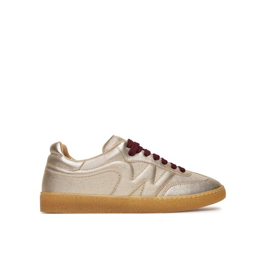 Sneakersy Weekend Max Mara 2515761035600 Złoty ze sklepu eobuwie.pl w kategorii Buty sportowe damskie - zdjęcie 182106319