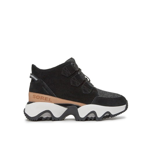 Sneakersy Sorel Kinetic™ Impact Caribou Wp NL5039-010 Czarny ze sklepu eobuwie.pl w kategorii Buty sportowe damskie - zdjęcie 182106327