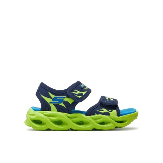 Sandały Skechers Thermo-Splash-Heat Tide 400102L/NVLM Granatowy ze sklepu eobuwie.pl w kategorii Sandały dziecięce - zdjęcie 182106367