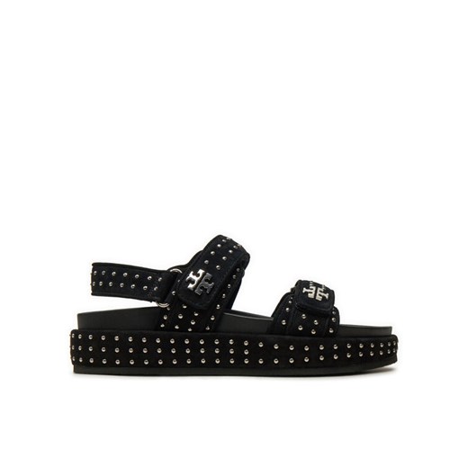 Sandały Tory Burch Kira Sport Sandal 159921 Czarny ze sklepu eobuwie.pl w kategorii Sandały damskie - zdjęcie 182106387