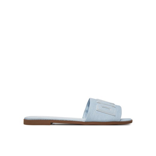 Klapki DKNY Willow K1500528 Niebieski ze sklepu eobuwie.pl w kategorii Klapki damskie - zdjęcie 182106555