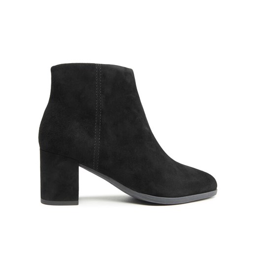 Botki Clarks Freva55 Zip 261747594 Czarny ze sklepu eobuwie.pl w kategorii Botki - zdjęcie 182106598