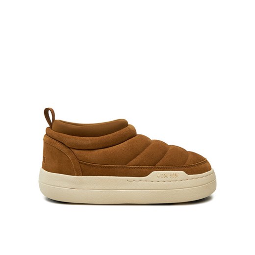 Botki Moon Boot Park Soft Suede 80D2470020 Brązowy ze sklepu eobuwie.pl w kategorii Śniegowce damskie - zdjęcie 182106635