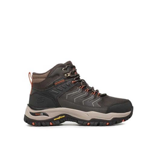Trapery Skechers Arch Fit Dawson Raveno 204634/BRN Brązowy ze sklepu eobuwie.pl w kategorii Buty trekkingowe męskie - zdjęcie 182106648