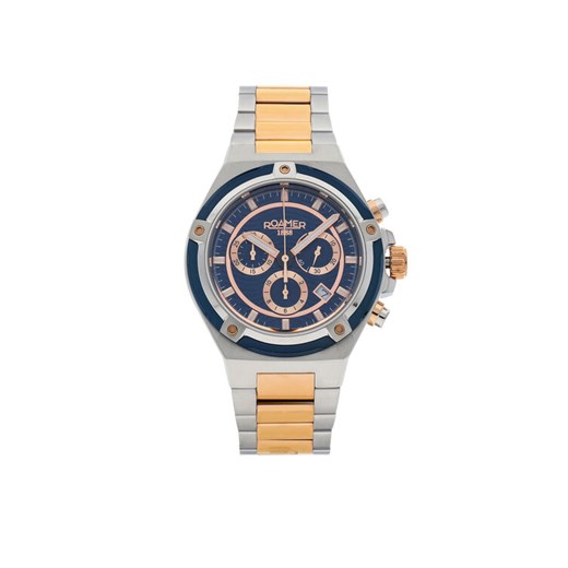 Zegarek Roamer Tempomaster Chrono 221837 49 45 20 Srebrny ze sklepu eobuwie.pl w kategorii Zegarki - zdjęcie 182106725