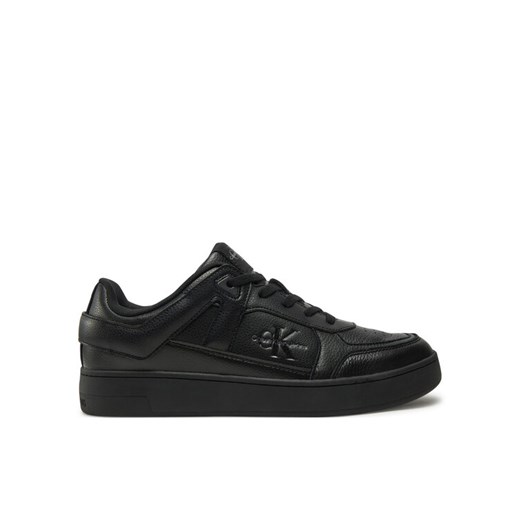 Sneakersy Calvin Klein Jeans Basket Cup Low Laceup Tumbled YM0YM01150 Czarny ze sklepu eobuwie.pl w kategorii Buty sportowe męskie - zdjęcie 182106836