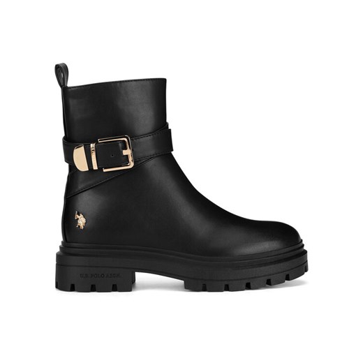 Botki U.S. Polo Assn. ALICJA004W/DY1 Czarny ze sklepu eobuwie.pl w kategorii Botki - zdjęcie 182106948