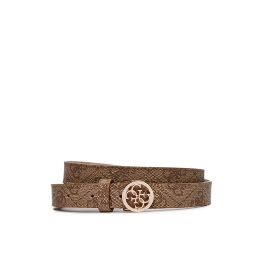 Pasek Damski Guess Noelle (Bg) Belts BW9161 P4320 Beżowy ze sklepu eobuwie.pl w kategorii Paski damskie - zdjęcie 182106956
