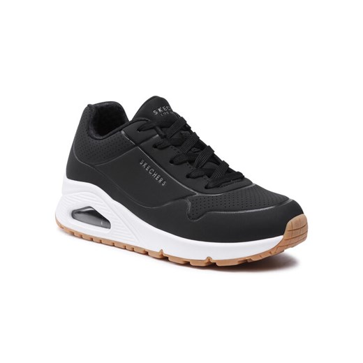 Sneakersy Skechers Uno 310024L BLK Czarny ze sklepu eobuwie.pl w kategorii Buty sportowe dziecięce - zdjęcie 182107138